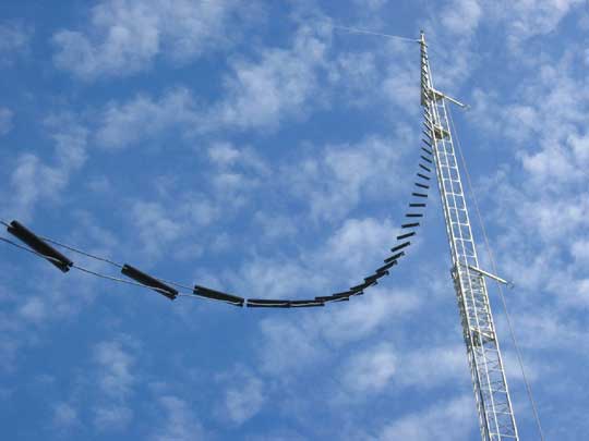 Ladder line feedline for amateur radio antennas
